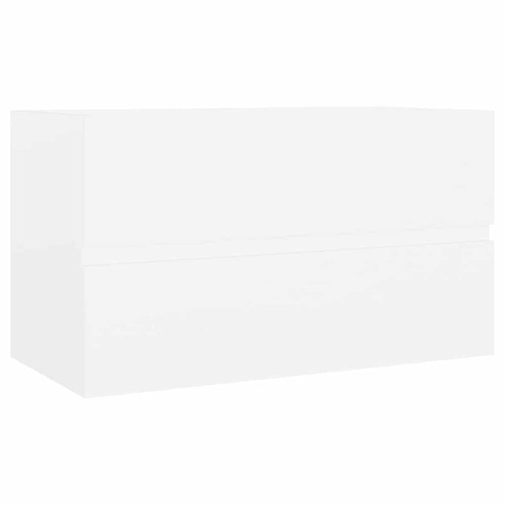 skab til håndvask 80x38,5x45 cm konstrueret træ hvid