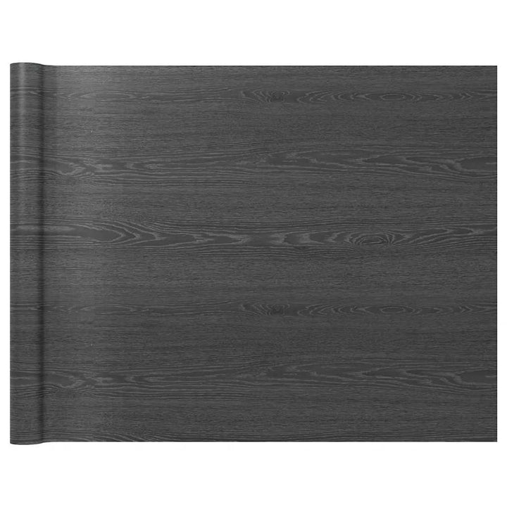 selvklæbende folie til møbler 2 stk. 500x90 cm PVC mørkt træ