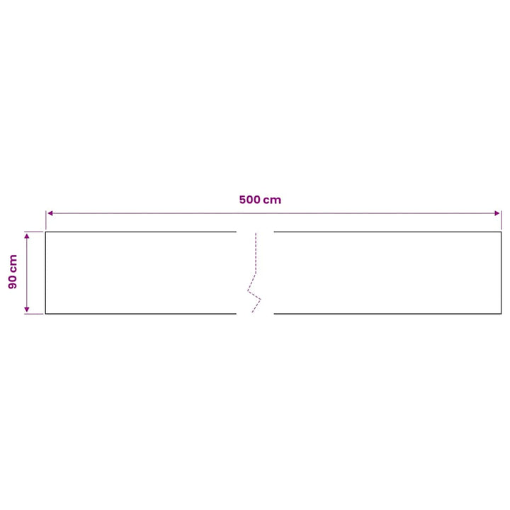 selvklæbende møbelfolie 2 stk. 500x90 cm PVC hvid