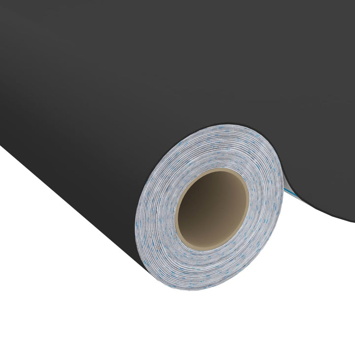 selvklæbende møbelfolie 2 stk. 500x90 cm PVC sort