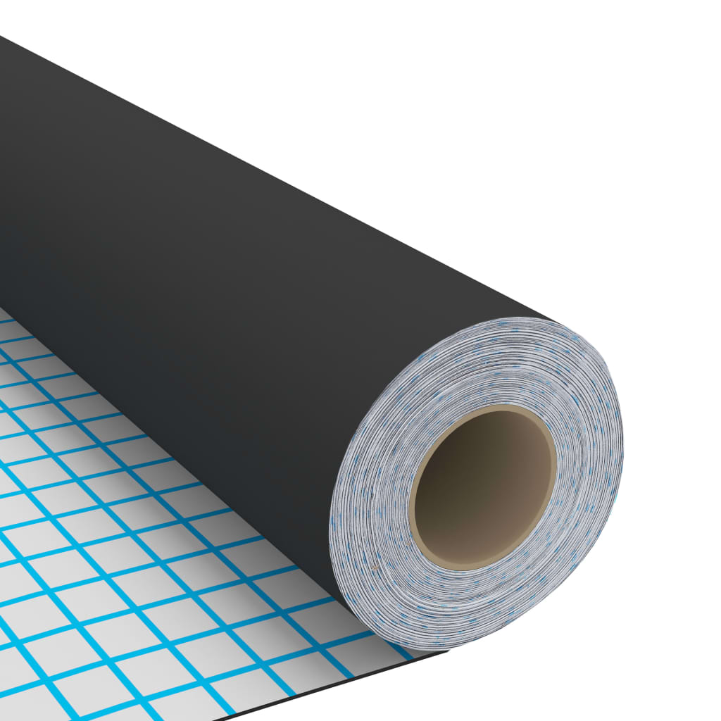 selvklæbende møbelfolie 2 stk. 500x90 cm PVC sort