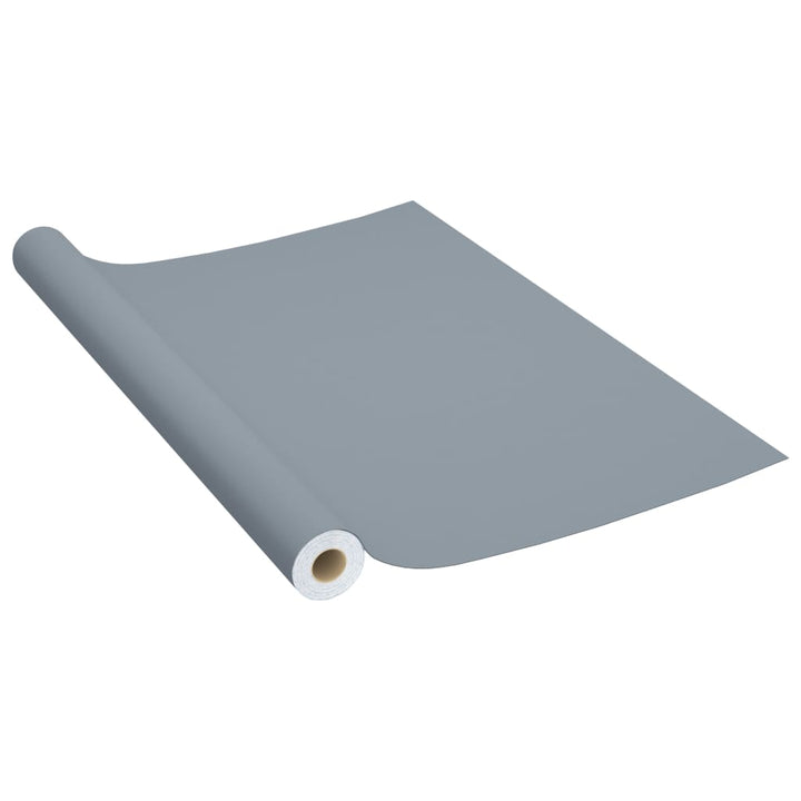 selvklæbende møbelfolie 2 stk. 500x90 cm PVC grå
