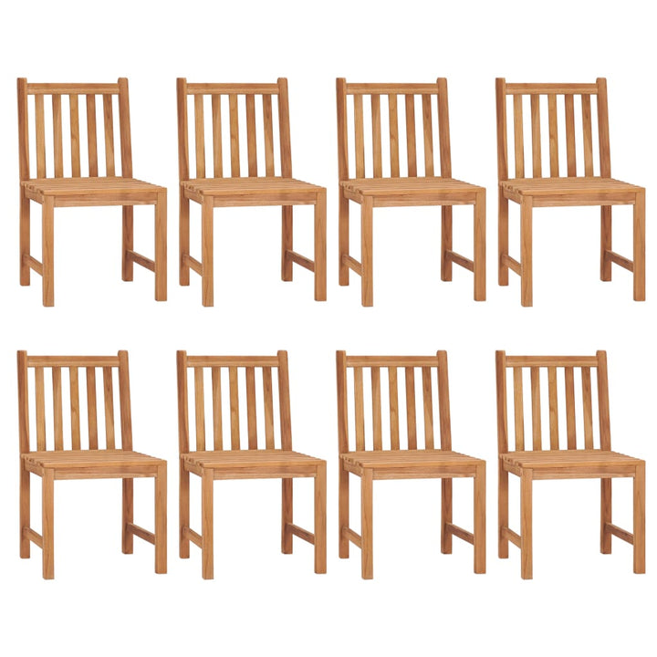 9-delt havespisesæt 180x90 cm massivt teaktræ