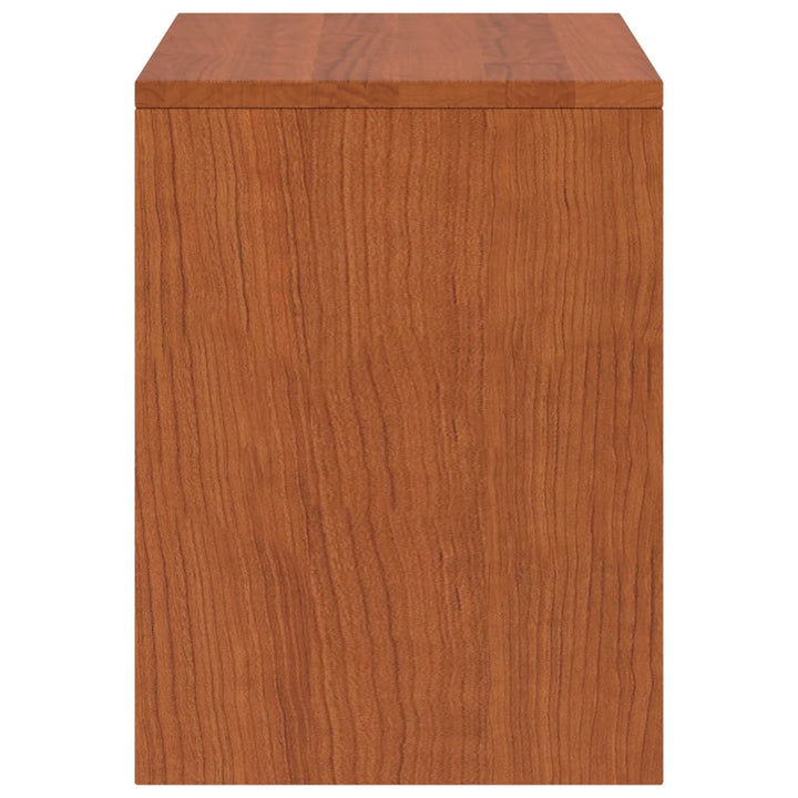 sengeborde 2 stk. 35x30x40 cm massivt fyrretræ honningbrun