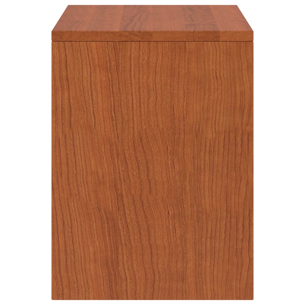 sengeborde 2 stk. 35x30x40 cm massivt fyrretræ honningbrun