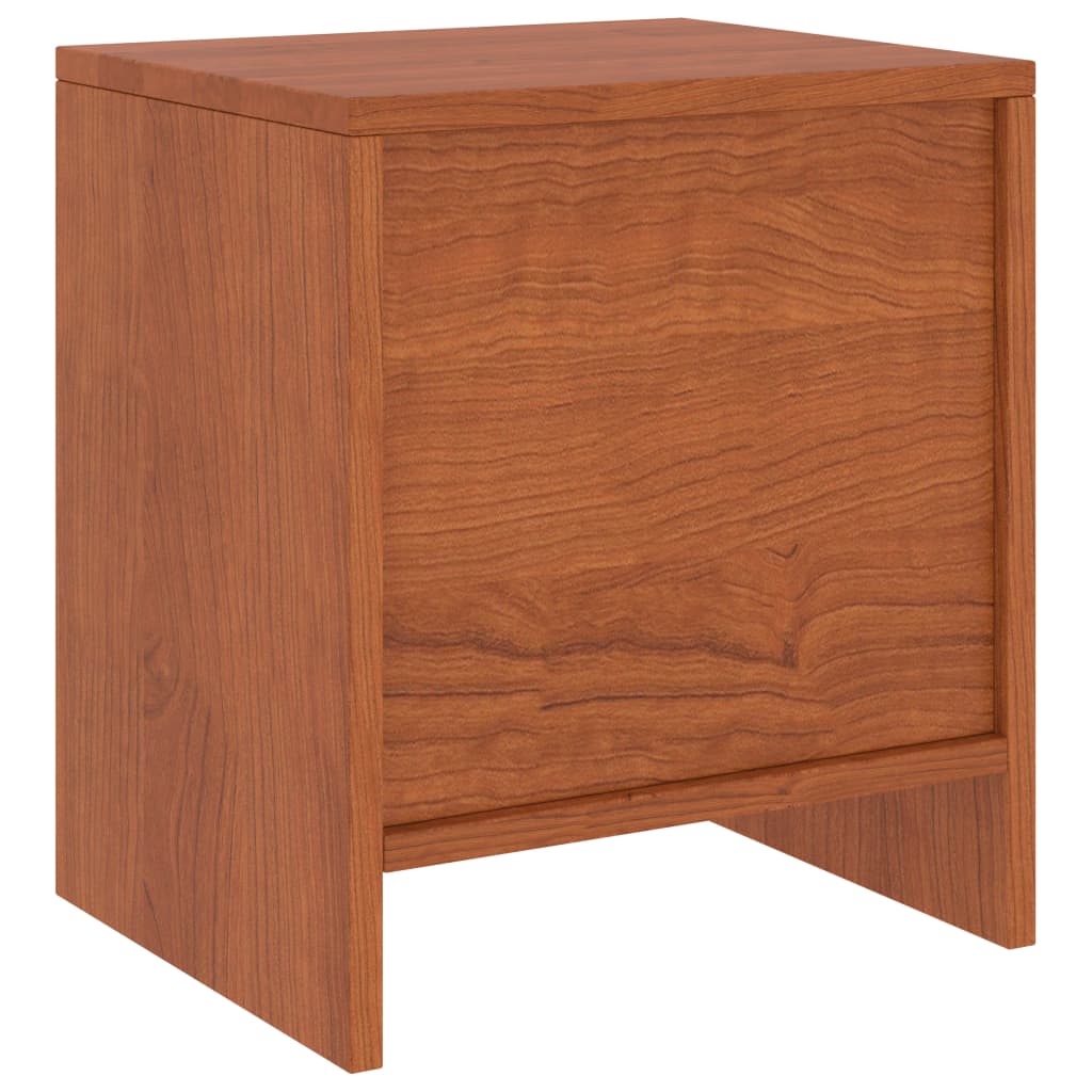 sengeborde 2 stk. 35x30x40 cm massivt fyrretræ honningbrun