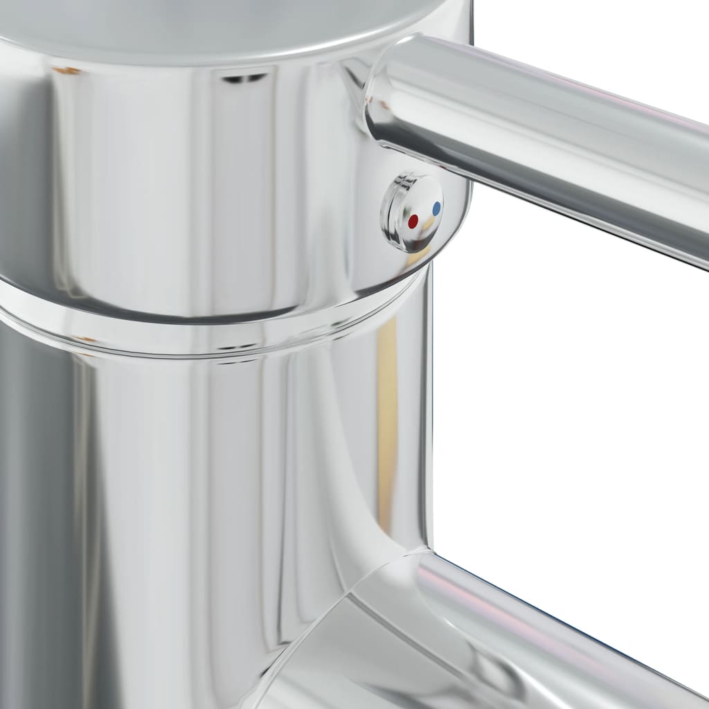 indbygget håndvask med hane 61x39x18 cm keramisk hvid