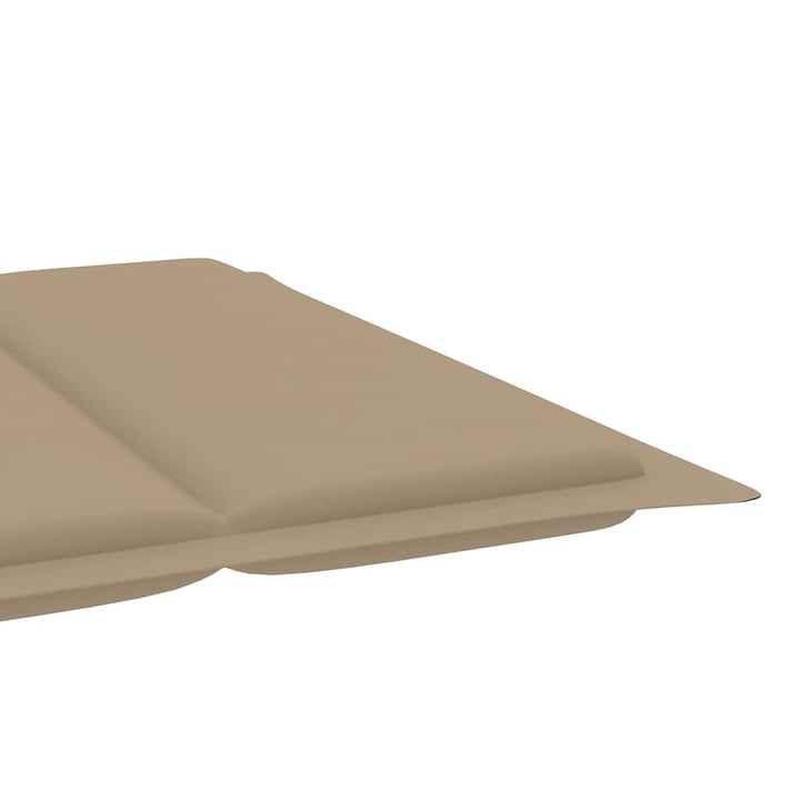 liggestol med hynde massivt akacietræ