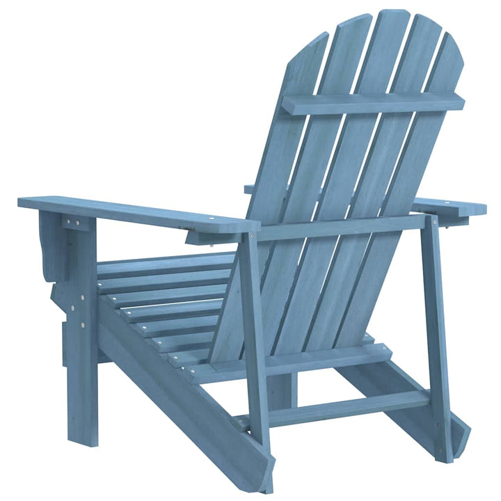 Adirondack-havestol massivt grantræ blå