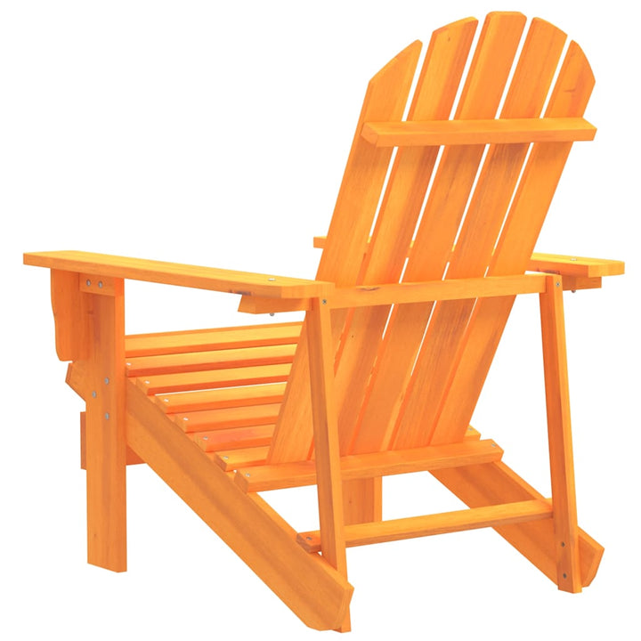 Adirondack-havestol massivt grantræ orange