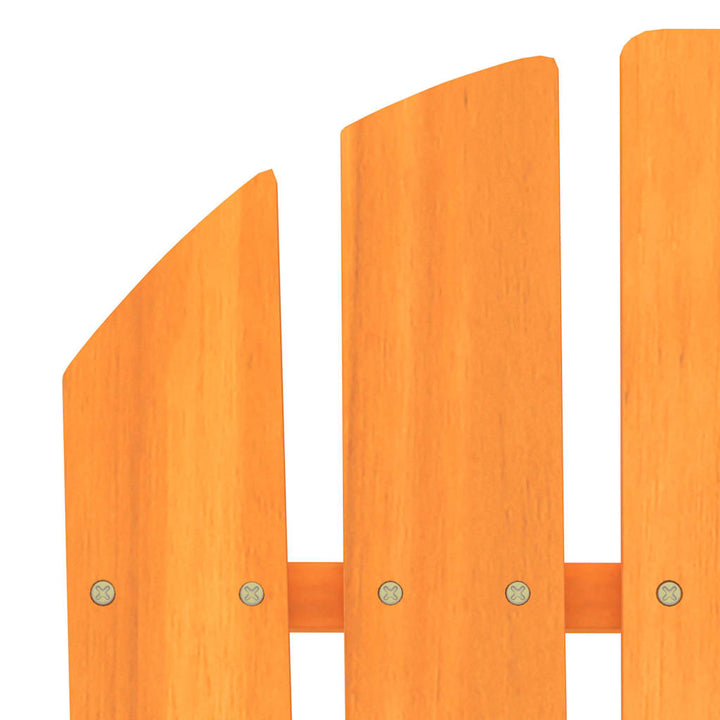 Adirondack-havestol massivt grantræ orange
