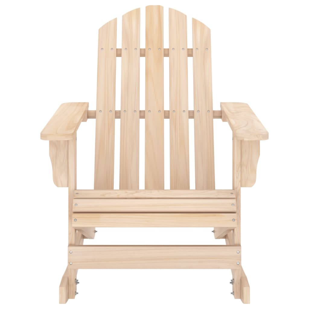 Adirondack-gyngestol massivt grantræ