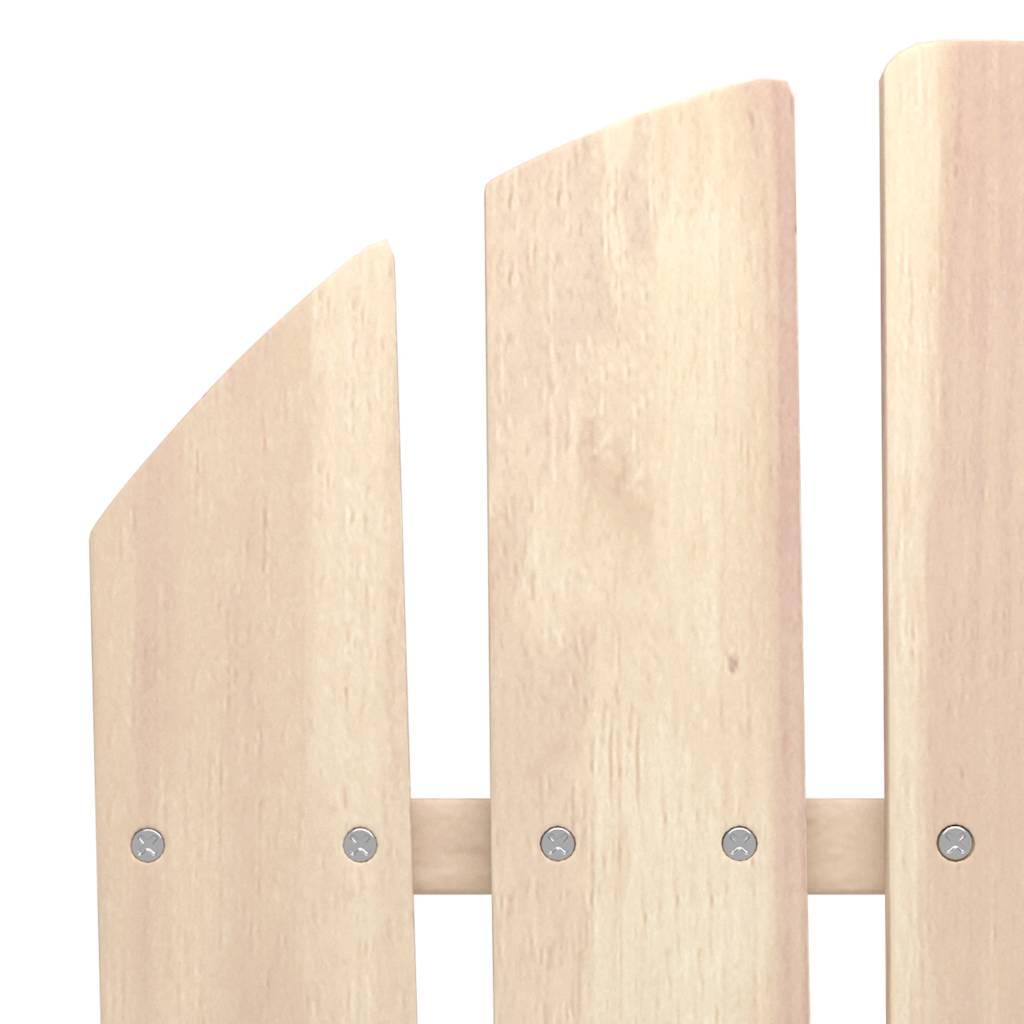 Adirondack-havestole med tebord massivt grantræ