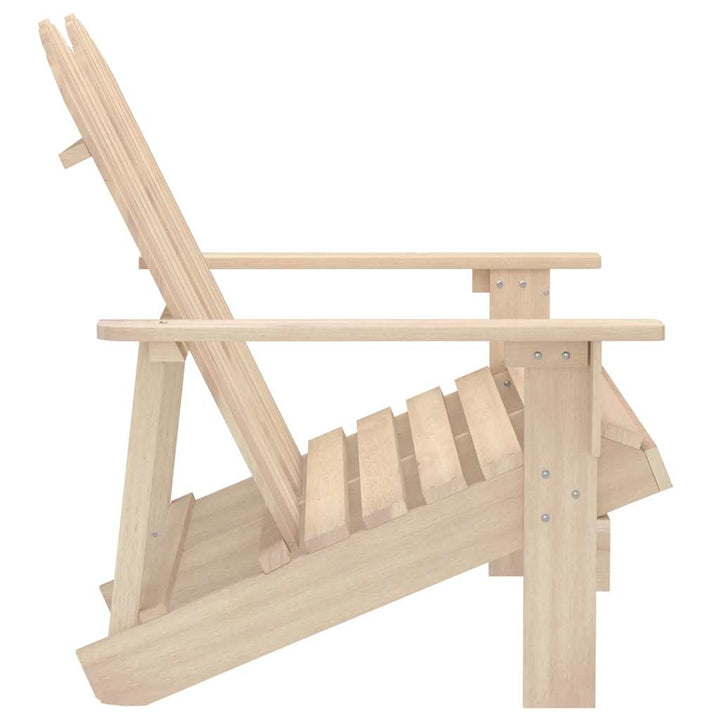 2-personers Adirondack-havestol massivt grantræ
