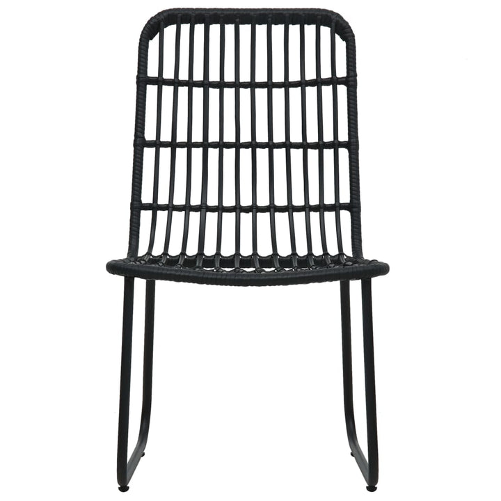 udendørs spisebordssæt 7 dele polyrattan og glas