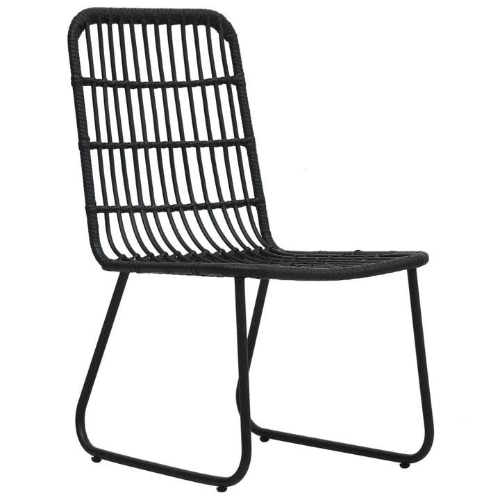 udendørs spisebordssæt 7 dele polyrattan og glas