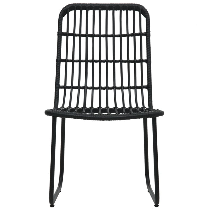 udendørs spisebordssæt 7 dele polyrattan og glas