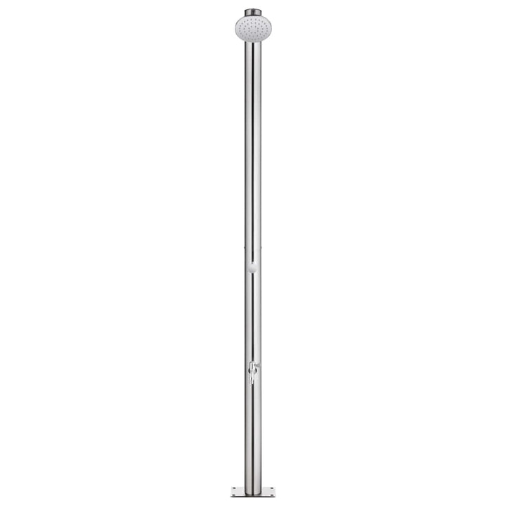 havebruser 215 cm rustfrit stål