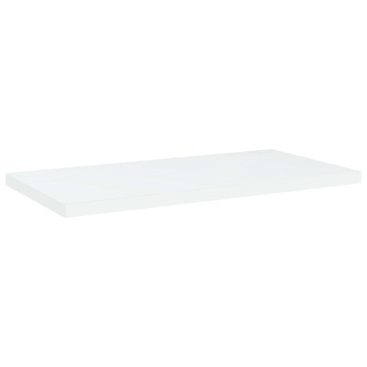 boghylder 4 stk. 40x20x1,5 cm konstrueret træ hvid