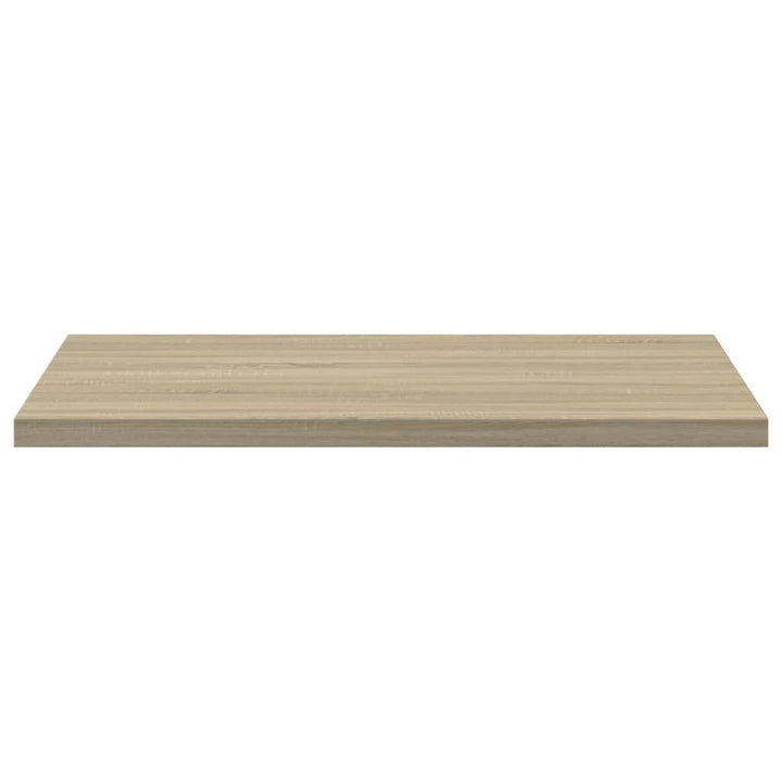 boghylder 4 stk. 40x40x1,5 cm konstrueret træ sonoma-eg