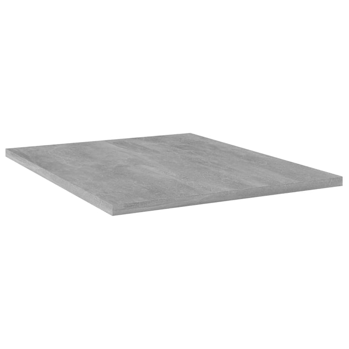 boghylder 4 stk. 40x50x1,5 cm konstrueret træ betongrå