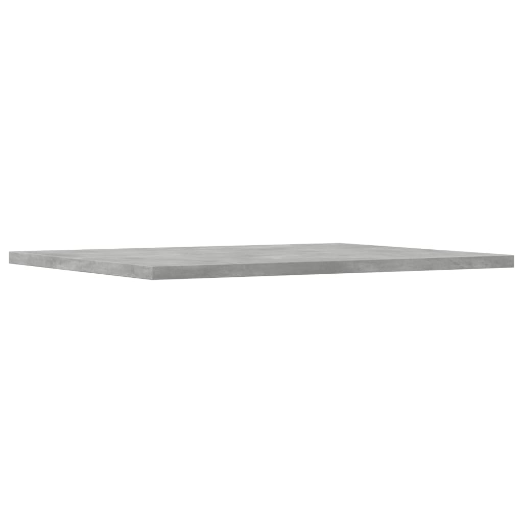 boghylder 8 stk. 40x50x1,5 cm konstrueret træ betongrå