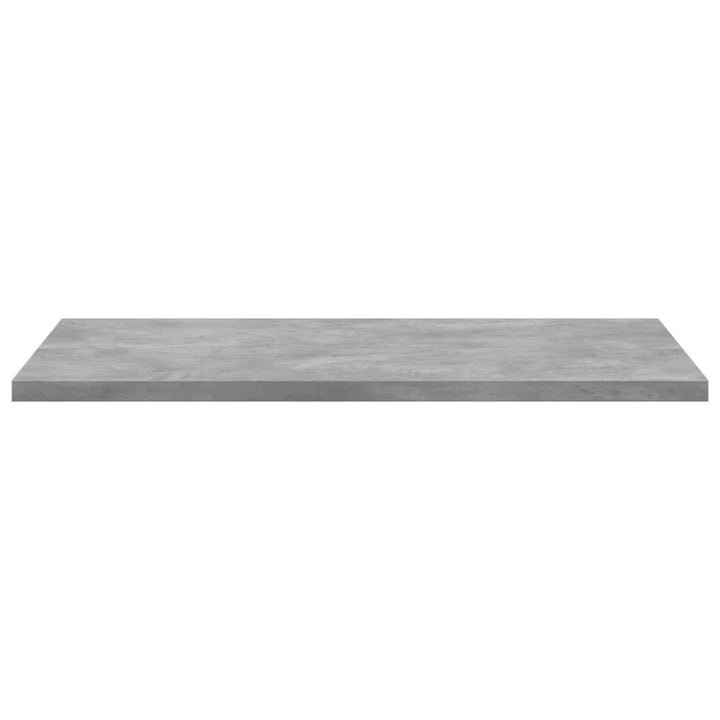 boghylder 8 stk. 40x50x1,5 cm konstrueret træ betongrå