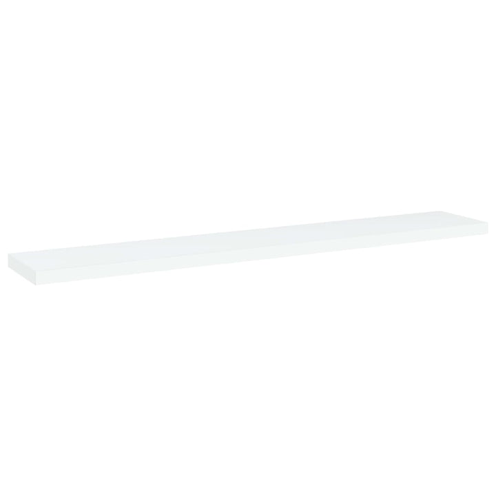 boghylder 4 stk. 60x10x1,5 cm konstrueret træ hvid