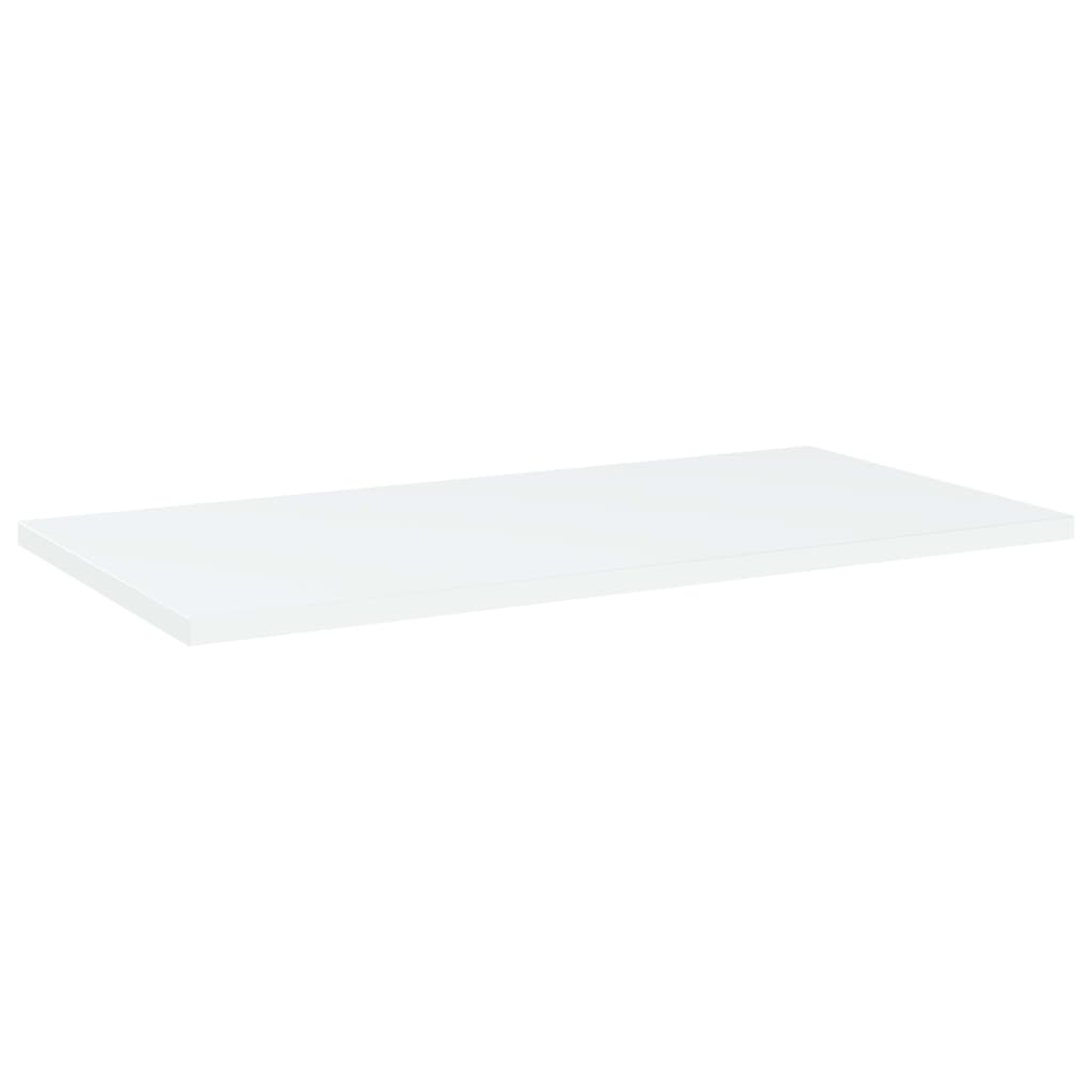 boghylder 4 stk. 60x30x1,5 cm konstrueret træ hvid