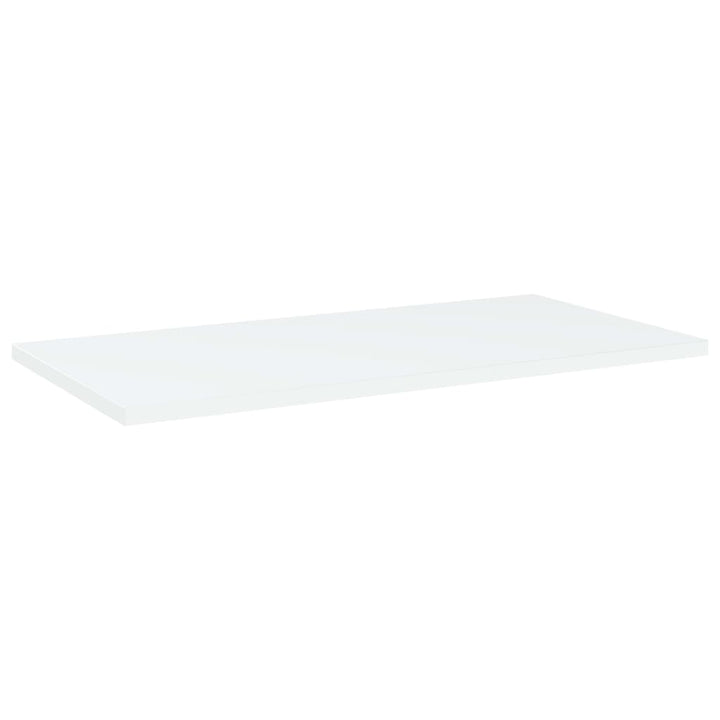 boghylder 4 stk. 60x30x1,5 cm konstrueret træ hvid