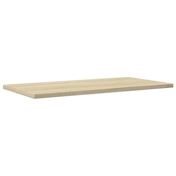 boghylder 4 stk. 60x30x1,5 cm konstrueret træ sonoma-eg