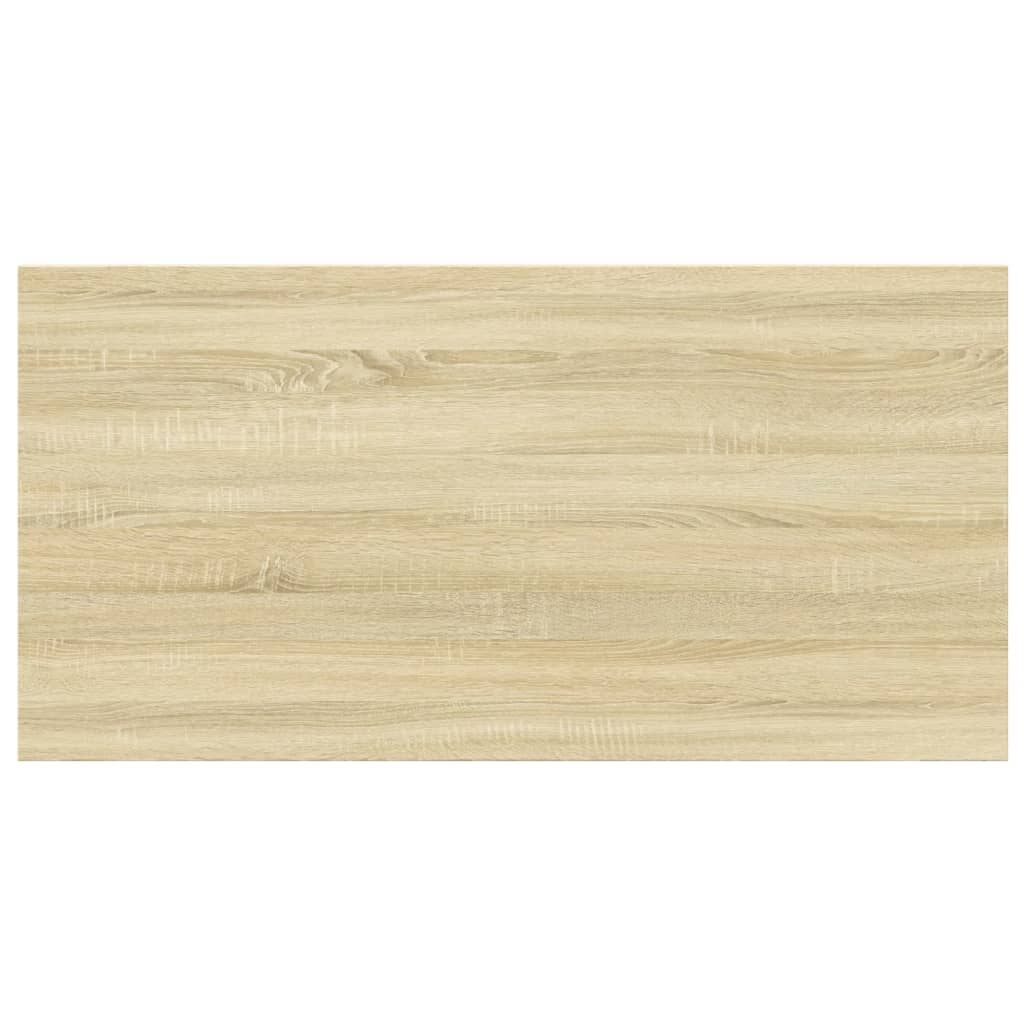 boghylder 4 stk. 60x30x1,5 cm konstrueret træ sonoma-eg