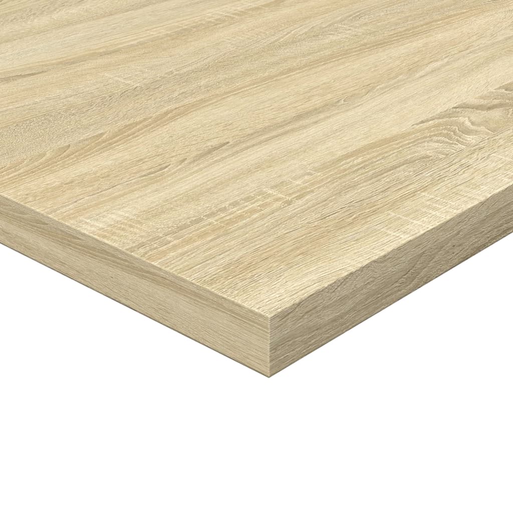 boghylder 4 stk. 60x30x1,5 cm konstrueret træ sonoma-eg