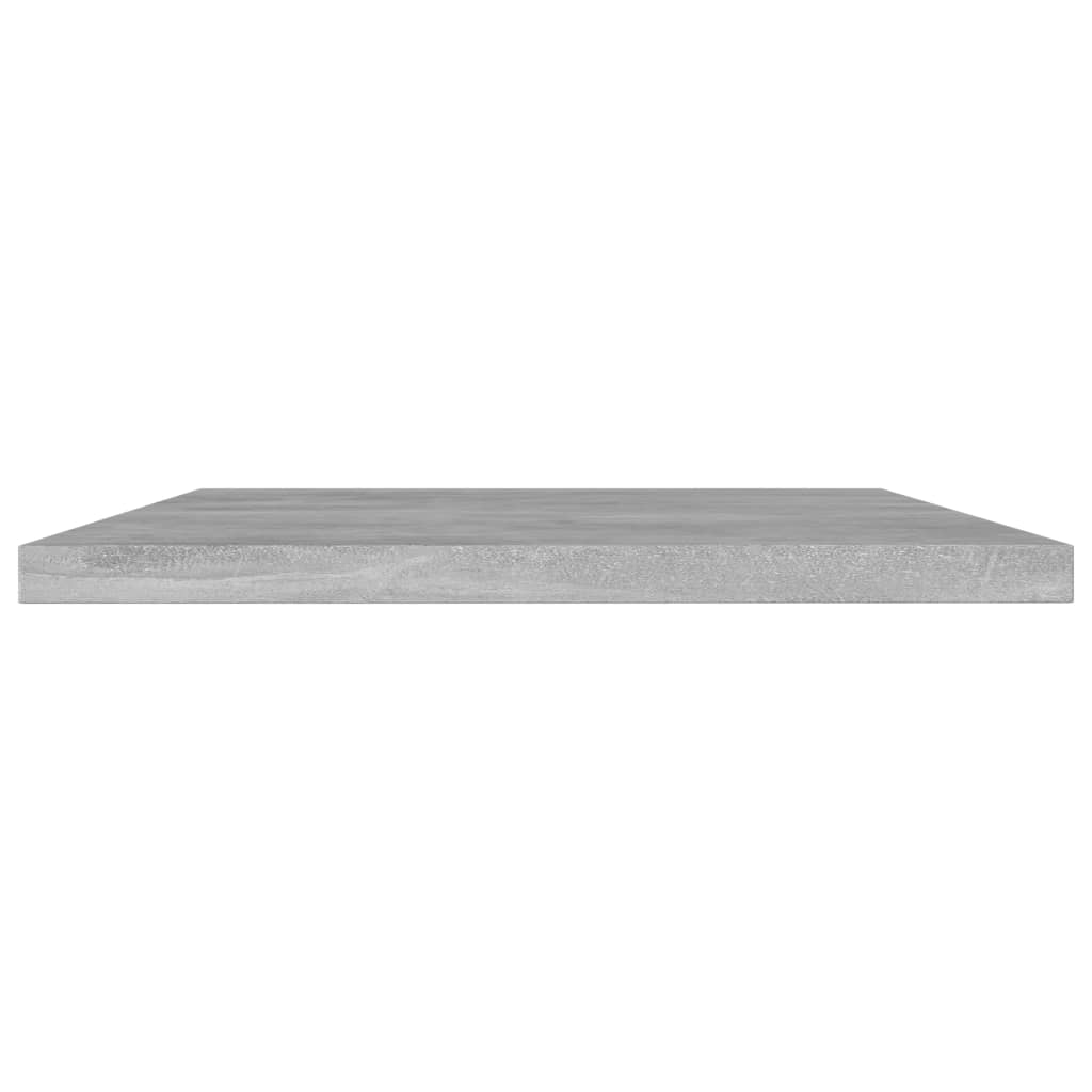 boghylder 4 stk. 60x30x1,5 cm konstrueret træ betongrå