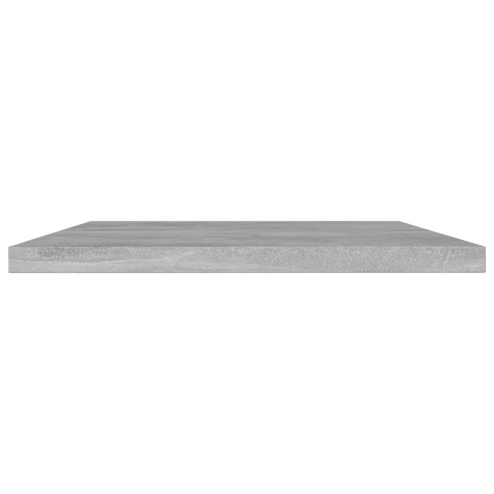 boghylder 4 stk. 60x30x1,5 cm konstrueret træ betongrå