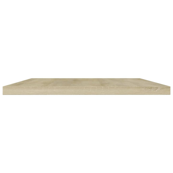 boghylder 4 stk. 60x40x1,5 cm konstrueret træ sonoma-eg