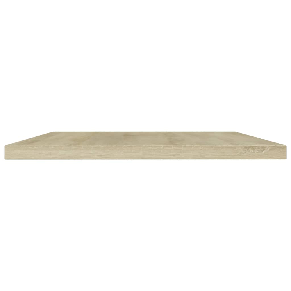 boghylder 8 stk. 60x40x1,5 cm konstrueret træ sonoma-eg