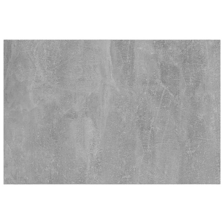 boghylder 8 stk. 60x40x1,5 cm konstrueret træ betongrå