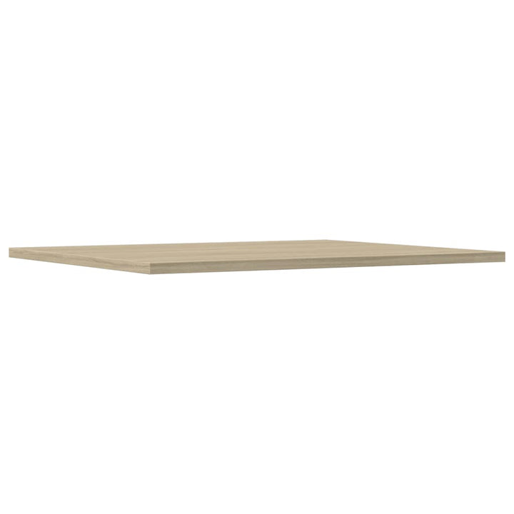 boghylder 8 stk. 60x50x1,5 cm spånplade sonoma-eg