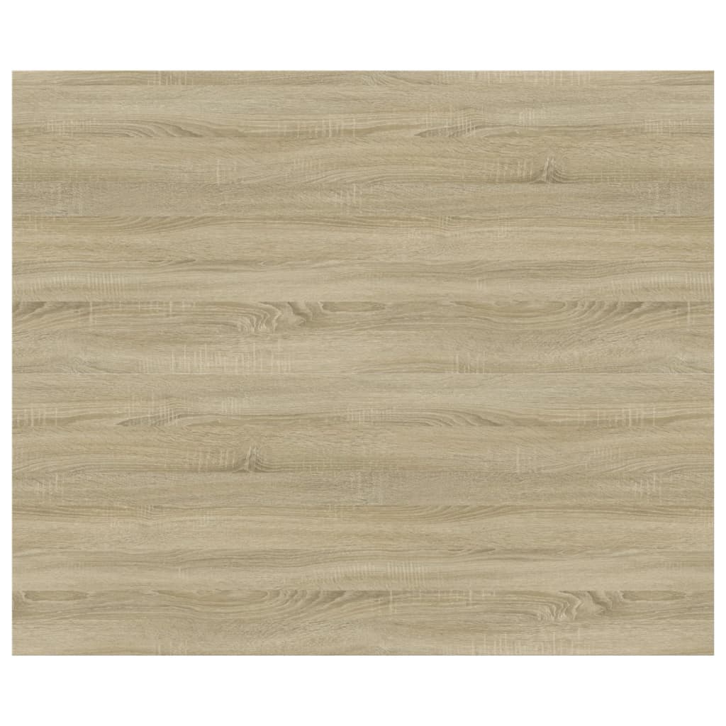 boghylder 8 stk. 60x50x1,5 cm spånplade sonoma-eg