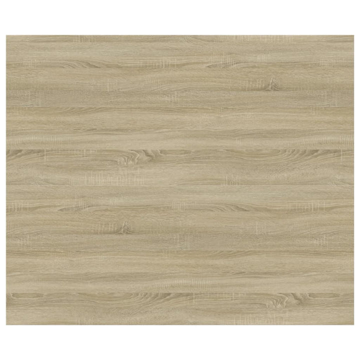 boghylder 8 stk. 60x50x1,5 cm spånplade sonoma-eg