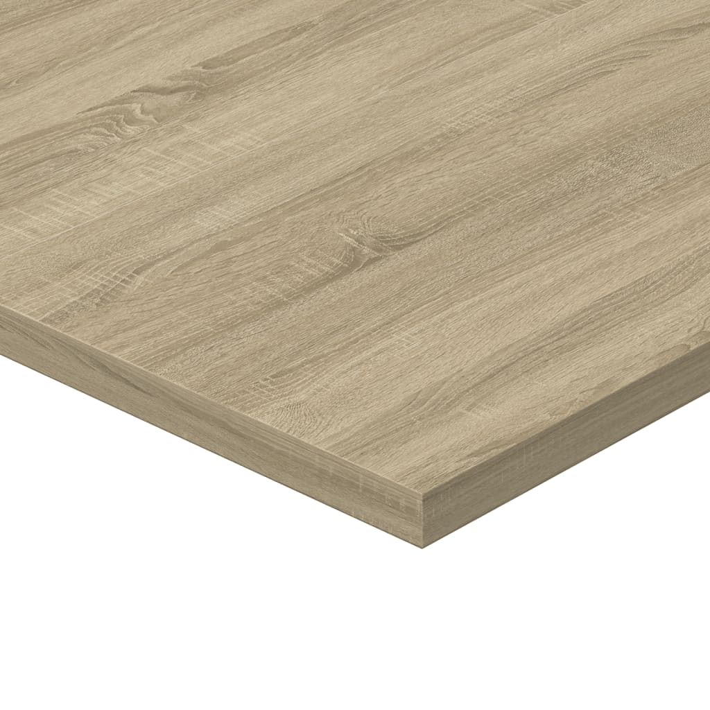 boghylder 8 stk. 60x50x1,5 cm spånplade sonoma-eg