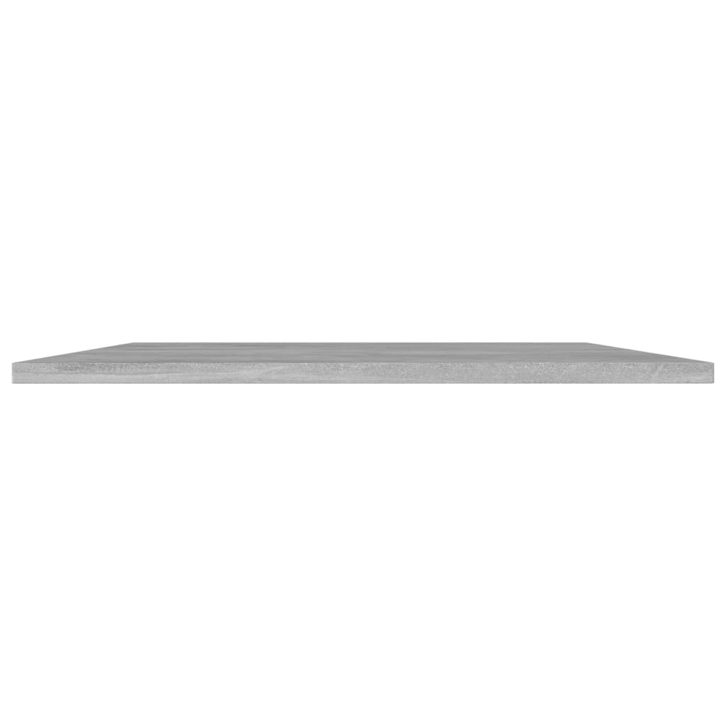 boghylder 8 stk. 60x50x1,5 cm spånplade betongrå