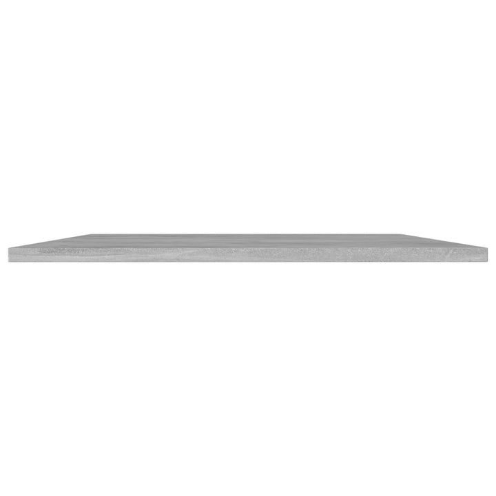 boghylder 8 stk. 60x50x1,5 cm spånplade betongrå