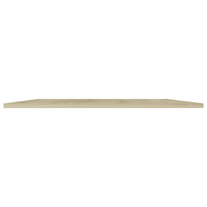 boghylder 4 stk. 80x20x1,5 cm konstrueret træ sonoma-eg