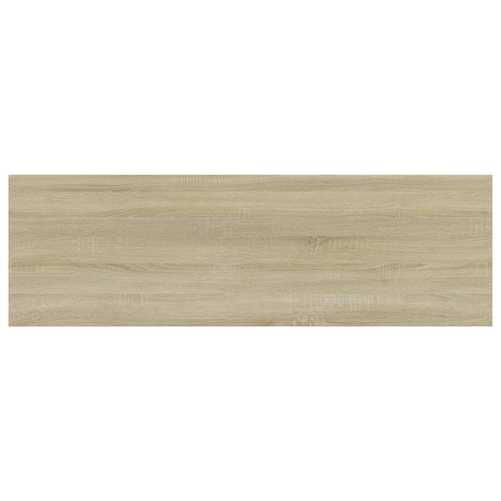 boghylder 4 stk. 80x20x1,5 cm konstrueret træ sonoma-eg