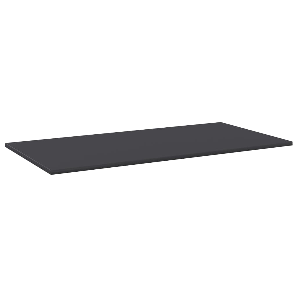 boghylder 8 stk. 80x30x1,5 cm konstrueret træ grå