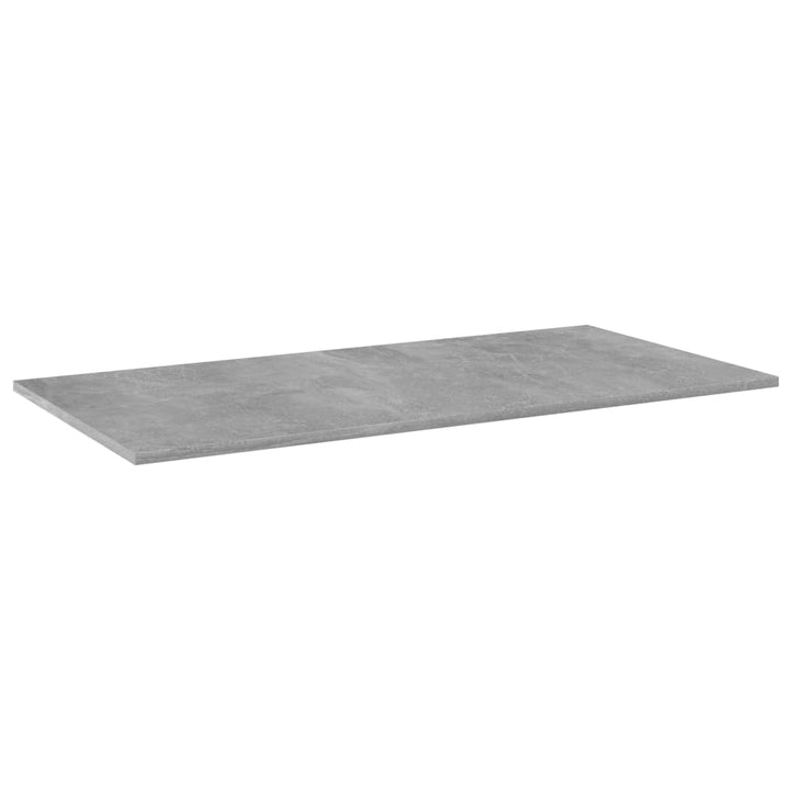 boghylder 8 stk. 80x30x1,5 cm konstrueret træ betongrå