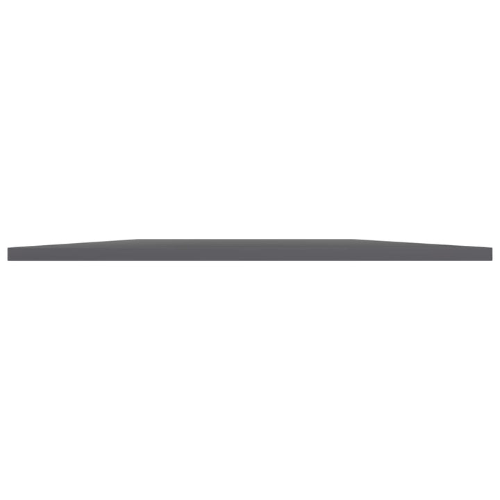 boghylder 8 stk. 80x30x1,5 cm konstrueret træ grå højglans
