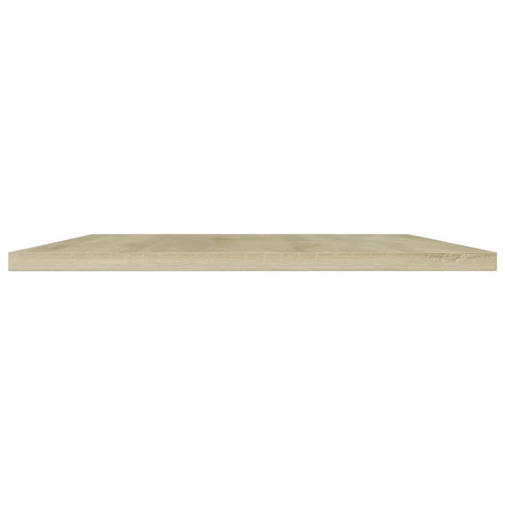 boghylder 4 stk. 80x40x1,5 cm konstrueret træ sonoma-eg